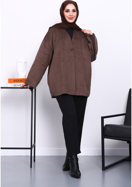 Kahverengi Tek Düğmeli Ceket fiyatları