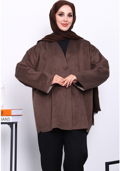 Kahverengi Tek Düğmeli Ceket modelleri