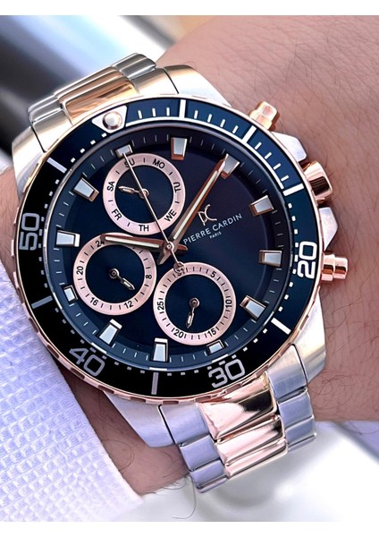 Italyan Tasarım Bileklik Hediyeli Çelik Kasa ve Kordon 3 Atm Erkek Kol Saati E0102.RG fiyatları