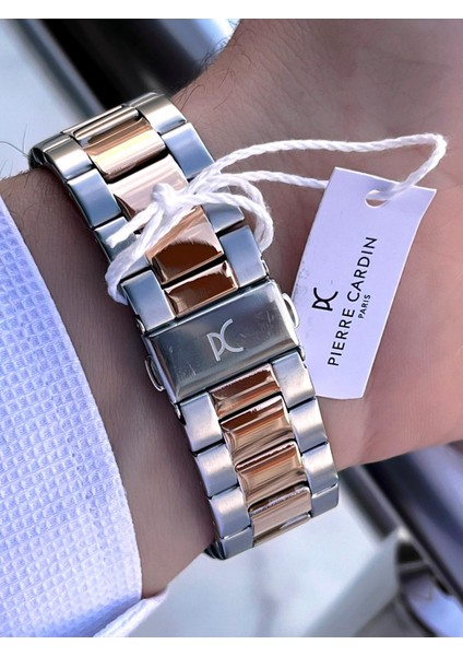 Italyan Tasarım Bileklik Hediyeli Çelik Kasa ve Kordon 3 Atm Erkek Kol Saati E0102.RG indirimleri