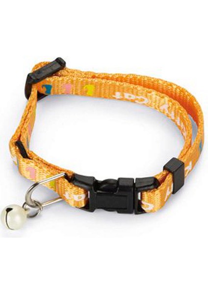 Techmrt Beeztees Yavru Kedi Tasması 23 cm Turuncu