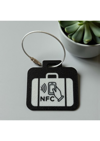 Akıllı Nfc Bavul Etiketi – Çelik Halka ile (Kırmızı, Mavi, Beyaz) fiyatları