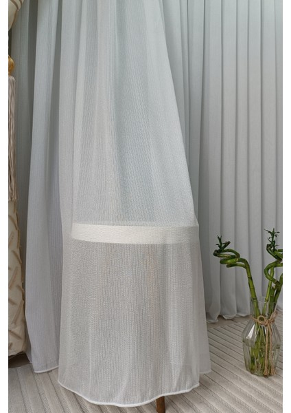 Kanada Bambu Tül Perde (1/3 Sık Pile) Kırışma Yapmaz Ütü Istemez fiyatları