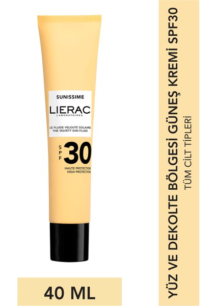 Sunissime The Sun Velvety Fluid SPF30+ 40 ml