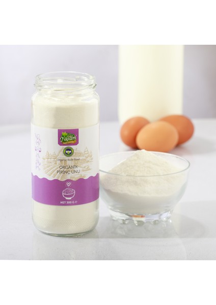 Organik Pirinç Unu 300 gr