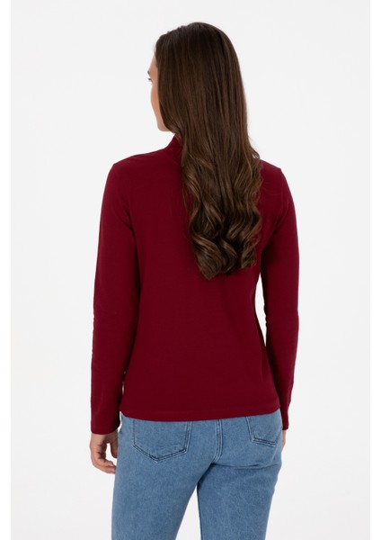 Kadın Bordo Sweatshirt 50307755-VR014 indirimleri