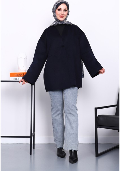 Lacivert Tek Düğmeli Ceket fiyatları