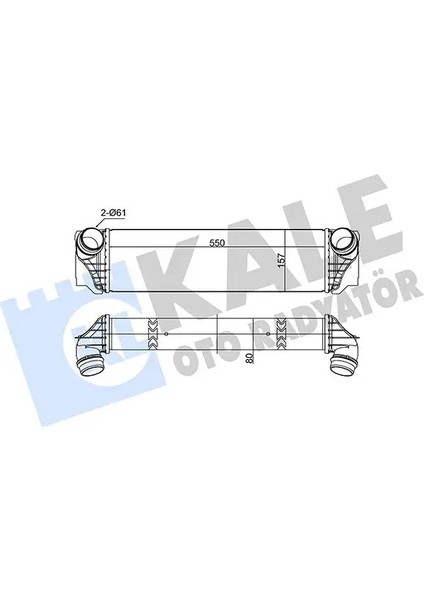 375655 Turbo Radyatoru 17117577115 17117805629 17517577115