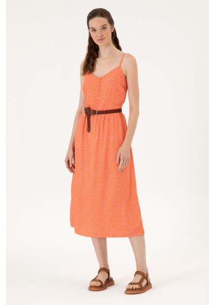 Kadın Fuşya Elbise (Dokuma) 50306641-VR023