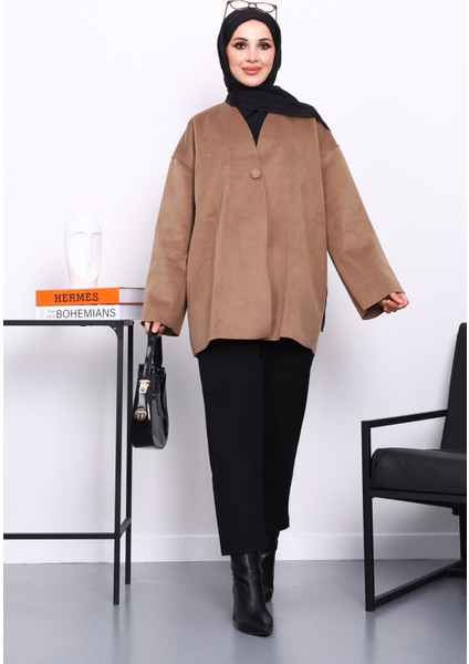 Vizon Tek Düğmeli Ceket