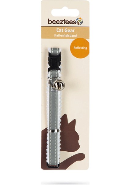 Techmrt Beeztees Reflektör Kedi Boyun Tasması 31CM Gri modelleri