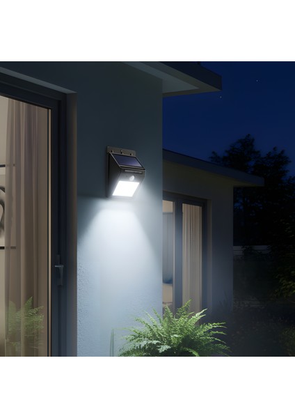 Solar LED Duvar Lambası 15W – 80 Lümen – Sensörlü modelleri