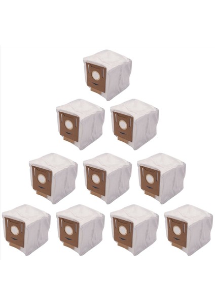 20 Paket Vakum Süpürge Torbaları Ecovacs Deebot N8+ N8 Pro+ T8 T8+ T8 Aıvı T8 Aıvı+ T8 Max T9+ Yedek Toz Torbaları (Yurt Dışından) modelleri