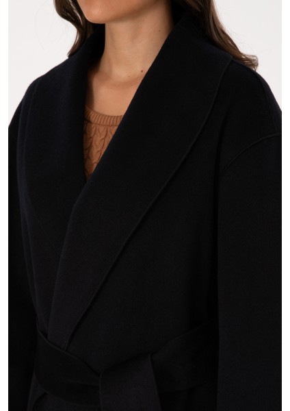 Kadın Siyah Kaban 50309465-VR046