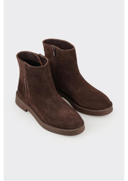 Kahve Deri Kadın Günlük Bot fiyatları