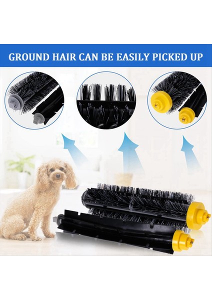 2x Yedek Silindir Fırça Yan Fırçası Hepa Filtresi Irobot Roomba Için Copatable 630 650 760 Vakum Temizleyici Aksesuarları (Yurt Dışından) fiyatları