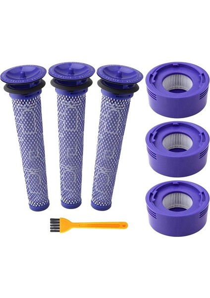3 Ön ve Filtre Vakum Filtre Değiştirme Kiti Dyson V7 Için V8 Bölüm 96561-01 &amp 967478-01 (Yurt Dışından)