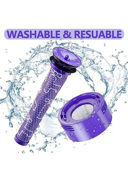 3 Ön ve Filtre Vakum Filtre Değiştirme Kiti Dyson V7 Için V8 Bölüm 96561-01 &amp 967478-01 (Yurt Dışından) fırsatları