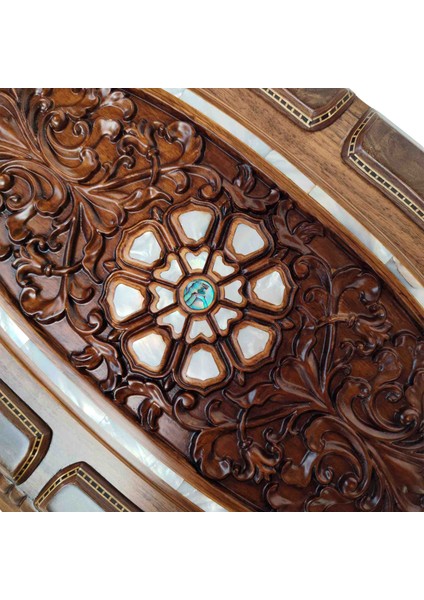 Ottoman Grand Sedef Mozaik Tavla / Ceviz fiyatları