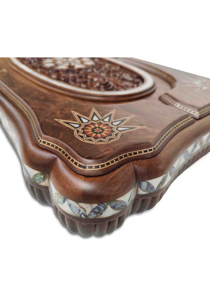 Ottoman Grand Sedef Mozaik Tavla / Ceviz modelleri