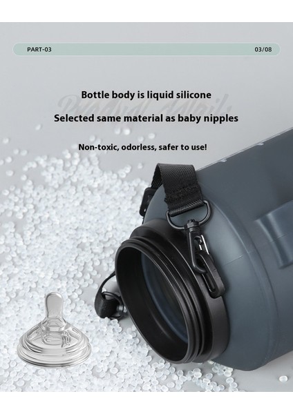 Büyük Kapasiteli 2 Litrelik Su Şişesi Katlanabilir Silikon Pipetli Su Şişesi Darbeye Dayanıklı, Yüksek Sıcaklıkta Kullanılabilen Açık Hava Kamp Sporları Bardağı (Yurt Dışından) fırsatları