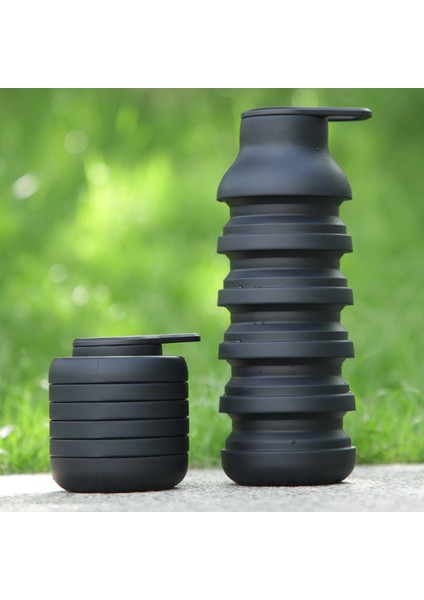 Büyük Kapasiteli 600 ml Su Şişesi Katlanabilir Silikon Pipetli Su Şişesi Darbeye Dayanıklı, Yüksek Sıcaklıkta Kullanılabilen Açık Hava Kamp Sporları Bardağı (Yurt Dışından) fiyatları