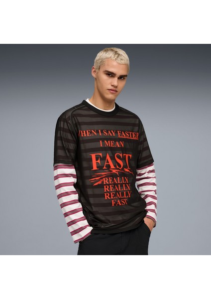 Nine To Five Mesh Kadın Siyah Tişört.01