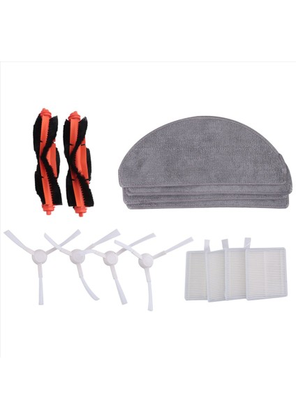 Xiaomi Robot Vakum E10 E12 E10 E10 Yedek Yedek Parça Aksesuarları Yan Fırça Hepa Filtre Mop Kumaş (Yurt Dışından) modelleri