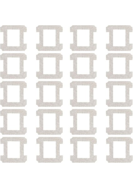 Ecovacs Pencere Temizleme Robotu W1 Mop Aksesuarları W1PRO Rag Dekontaminasyon Temizlik Bezi 20 Parça (Yurt Dışından)