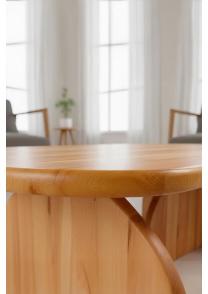 Şık Modern Tasarım Masif Doğal Ahşap Orta Sehpa Kayın Ağacı Iskandinav Tarz fırsatları