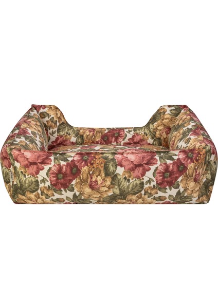 Techmrt Pet Comfort Alpha Merta Gül Desenli Köpek Yatağı L 85X105CM modelleri