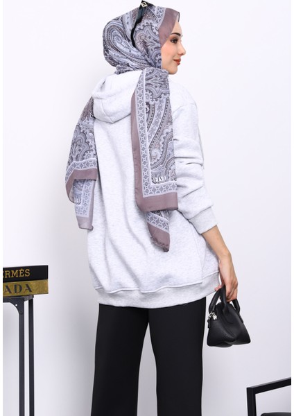 Gri Cepli Fermuarlı Üç İplik Şardonlu Hırka fırsatları