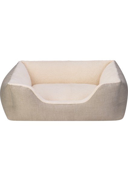 Techmrt Pet Comfort Echo Varro Ekru-Ekru Köpek Yatağı M 65X80CM