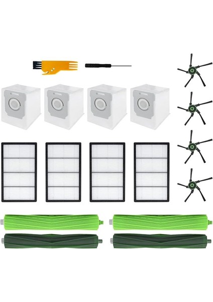 Irobot Roomba S9 (9150) Için Yedek Parçalar S9+ S9 Plus (9550) S Serisi Vakum Süpürge Aksesuarları Kitleri (Yurt Dışından)