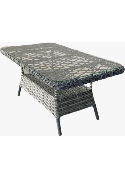 Miami 5 Kisilik(3-1-1-Masa) Rattan Örgü Bahçe & Balkon & Teras Oturma Grubu Minderli & Camli & Masali Takimi Docin GINSTENE0S C5C Tl modelleri