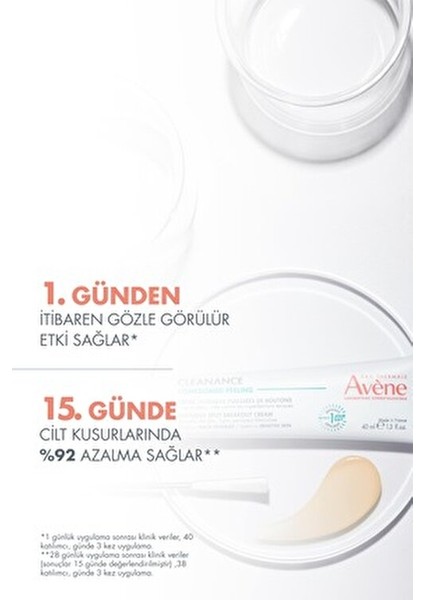 Cleanance Cilt Arındırıcı Peeling Krem Tüm Cilt Tipleri İçin 40 ml Lekeleri Azaltır indirimleri