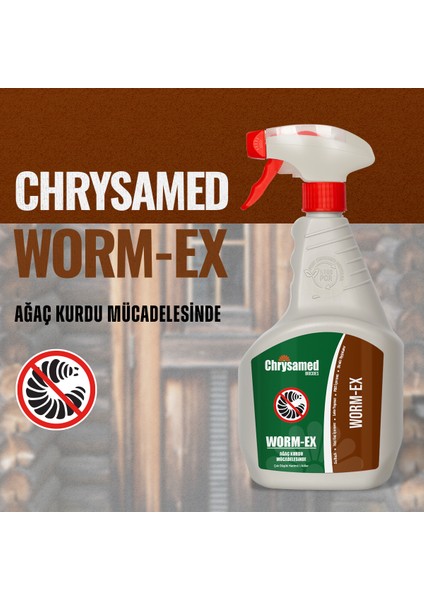 Worm-Ex Ağaç / Tahta Kurdu 1 Lt Böcek Haşere İlacı