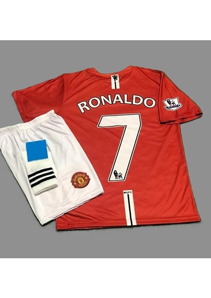 Cristiano Ronaldo 2008 Moskova Finali Manchester/united Çocuk Forması 4'lü Set
