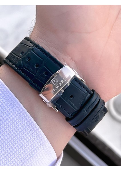 Otomatik Deri Kordon 5 Atm Suya Dayanıklı Erkek Kol Saati VS.BLKT.0635 indirimleri