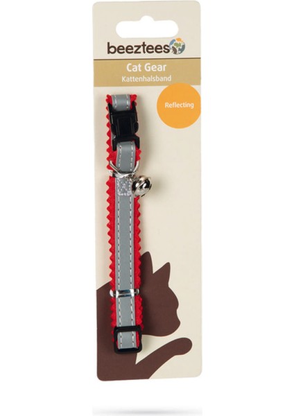 Techmrt Beeztees Reflektör Kedi Boyun Tasması 31CM Kırmızı fiyatları