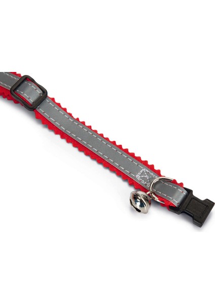 Techmrt Beeztees Reflektör Kedi Boyun Tasması 31CM Kırmızı modelleri