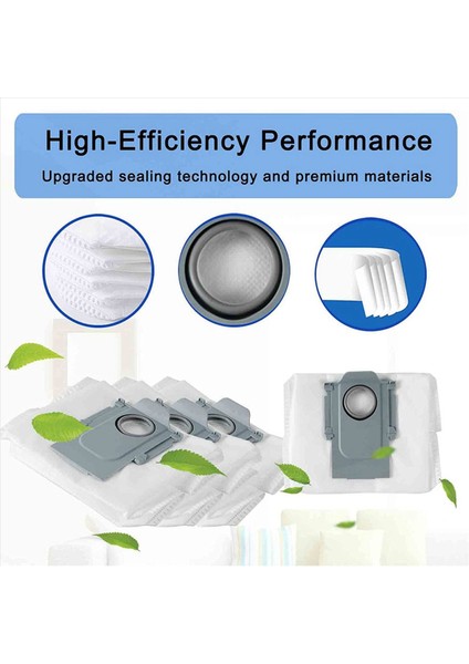 Roborock Için 24 Paket Toz Torbaları Max /q7 Max+ /q7 Max Plus Roborock S7 Maxv Ultra /s7 Pro Ultra Vakum Süpürücü (Yurt Dışından) fırsatları