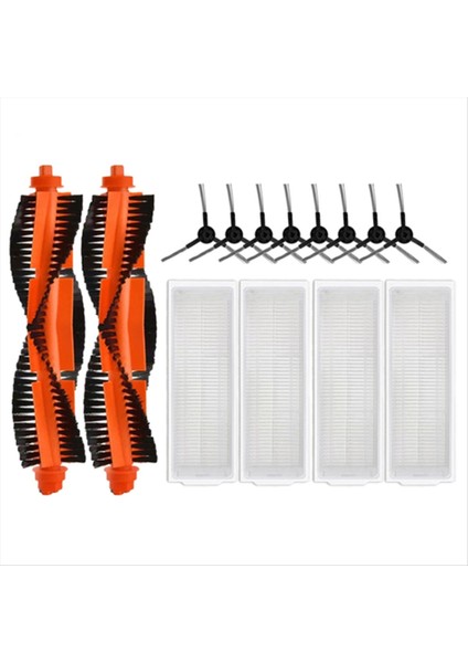 Xiaomi Mi Robot Vakum-Mop Pro STYTJ02YM 2s 3c Viomi V2 V3 Se Conga 3490 3690 Ana Yan Fırça Hepa Filtresi (Yurt Dışından)