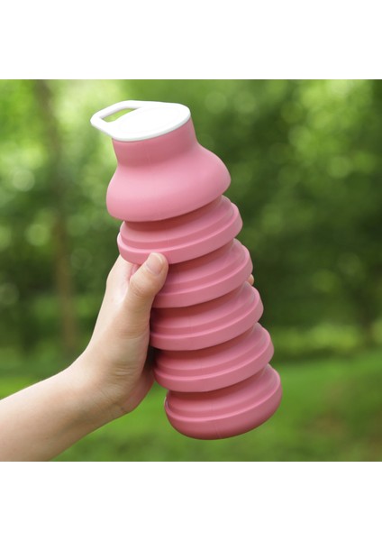 Büyük Kapasiteli 600 ml Su Şişesi Katlanabilir Silikon Pipetli Su Şişesi Darbeye Dayanıklı, Yüksek Sıcaklıkta Kullanılabilen Açık Hava Kamp Sporları Bardağı (Yurt Dışından) fırsatları