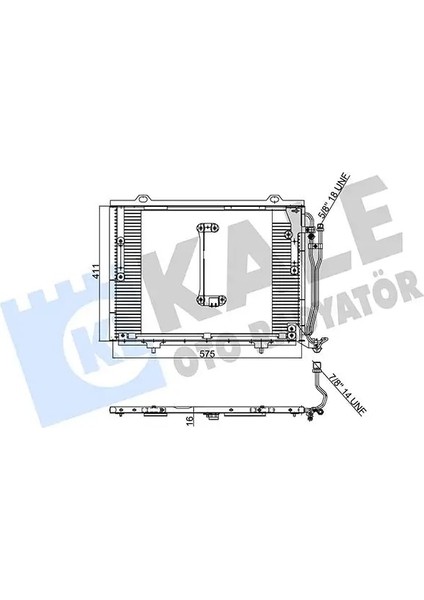 392500 Klima Radyatoru A2028301070