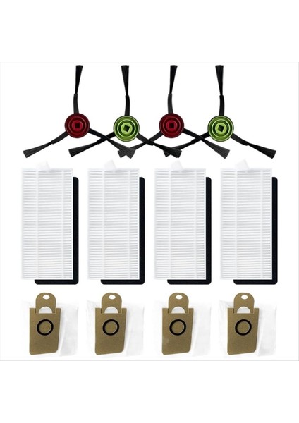 Yedek Yan Fırça Hepa Filtre Ilife T10S Robot Vakum Süpürge Parçaları Değiştirme Için Toz Çantası (Yurt Dışından)