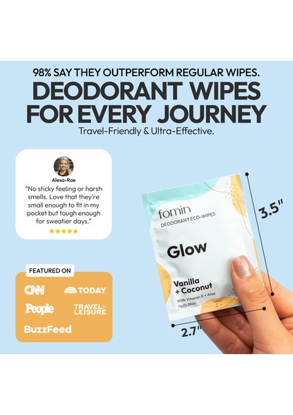 Vanilya ve Hindistan Cevizli Deodorant Mendil 15 Adet fırsatları