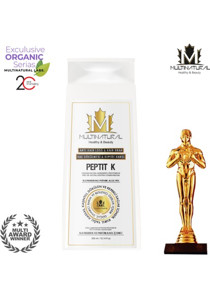 Kepek ve Seboreik Şaç Dökülmesi Karşıtı Şampuanı Eğzama -XL Keratin Protein Peptid Caffein Egzamans indirimleri