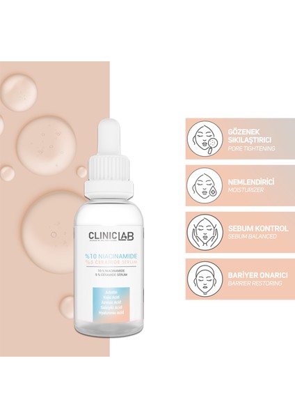 %10 Niacinnamide ve %5 Ceramide Serum 30 ml fiyatları