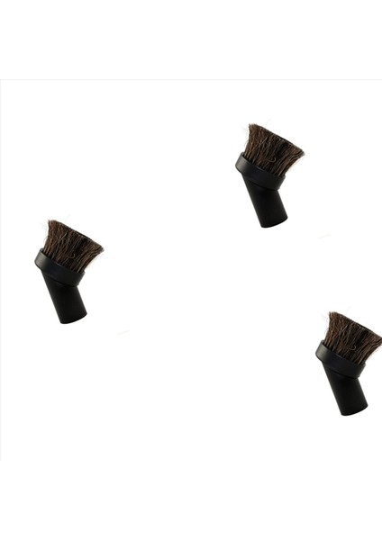 3pc 32MM At Kahtarı Vakum Süpürge Fırçası Kafası Yurma Yuvarlak Klavye Alan Tozlama Fırçası Vakum Süpürge Parçaları (Yurt Dışından)